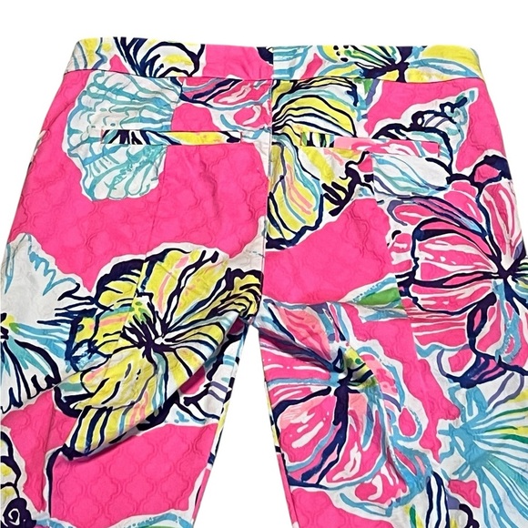 Lilly Pulitzer Kelly skinny ankle pants in pink swept by the tide - Picture 5 of 13